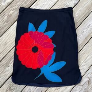 LOFT Women's Black Blossom Pencil Skirt Size 14. NEW